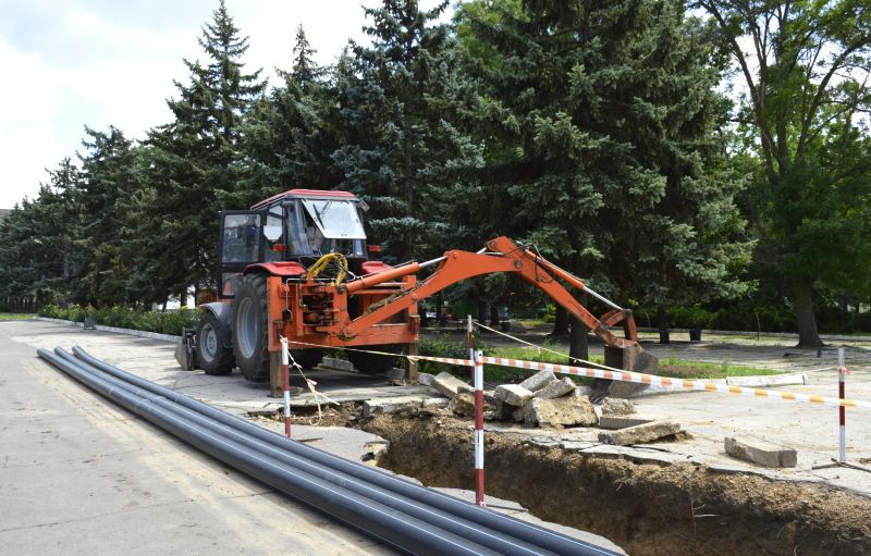 Utility Line Excavation