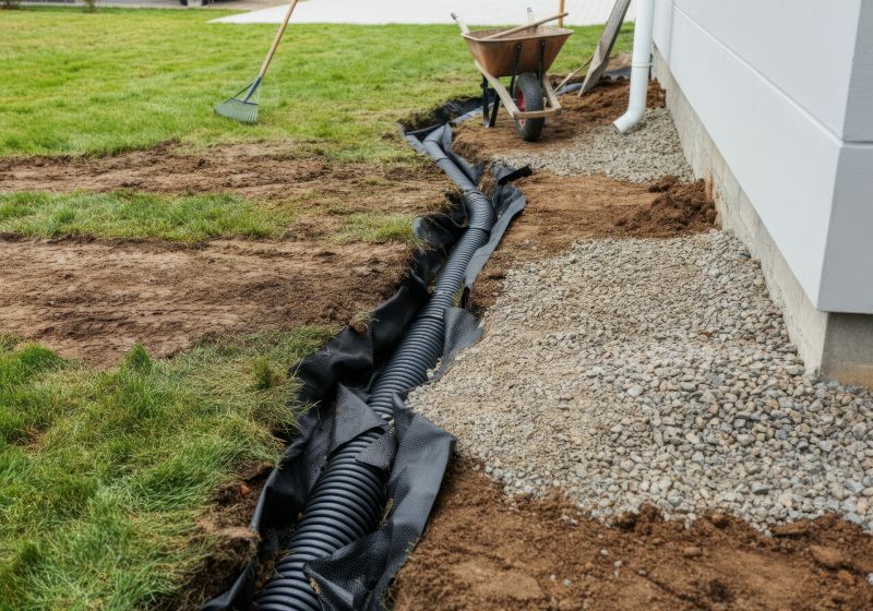 Yard Drainage Grading